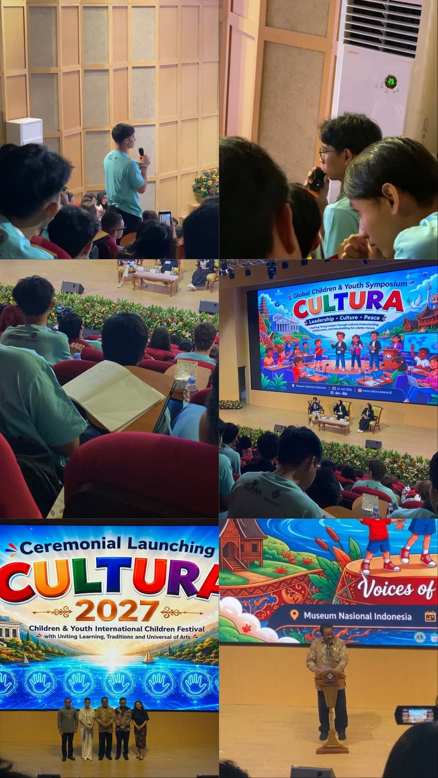 Siswa SMART Ekselensia Indonesia mengikuti Global Children & Youth Symposium CULTURA 2026.